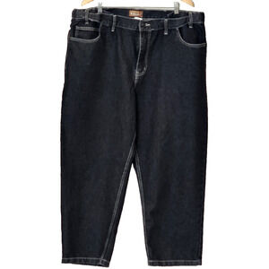 The Haband Tailgater Jeans Men's Size 44S Fit Forever Cotton Black Denim Stretch